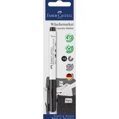 Rotulador fino textil negro Textile Marker Faber-Castell