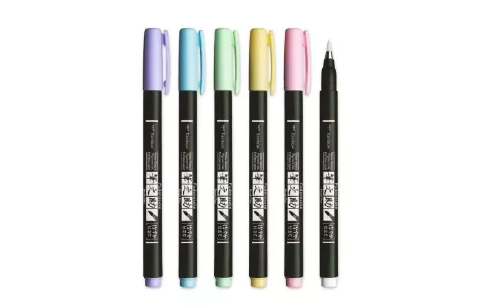 Rotulador Fudenosuke Punta Blanda Tombow