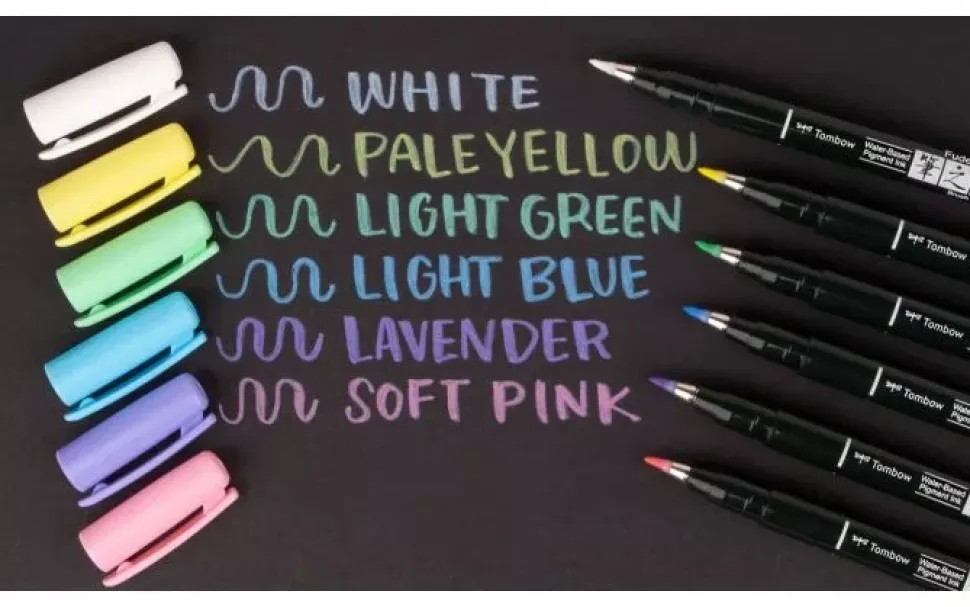 Rotulador Fudenosuke Punta Blanda Tombow