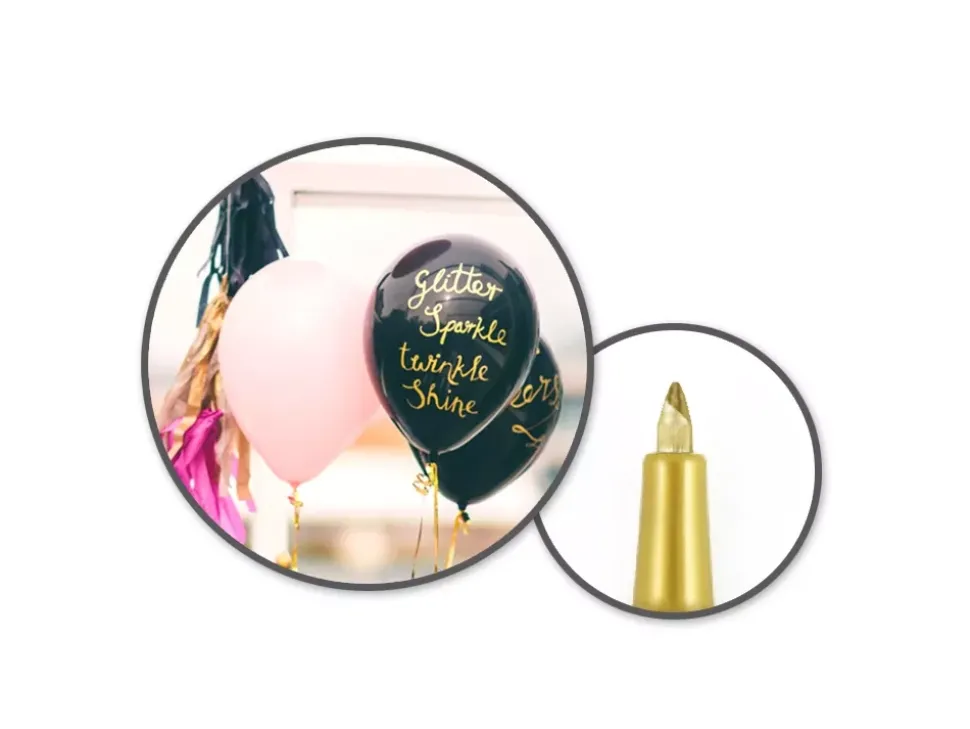 Rotulador Metálico Extra Fino Oro Multicraft