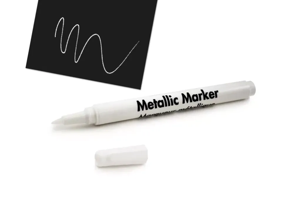 Rotulador Metálico Extra Fino Blanco Multicraft