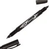 Rotulador negro doble punta Monotwin Tombow
