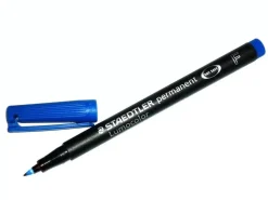 Rotulador permanente azul F Lumocolor Staedtler