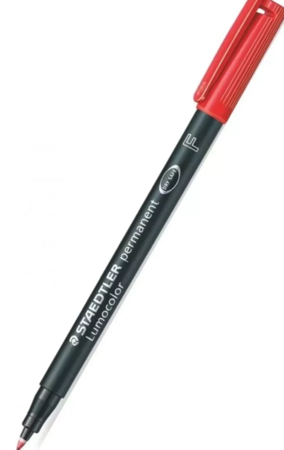 Rotulador permanente rojo F Lumocolor Staedtler