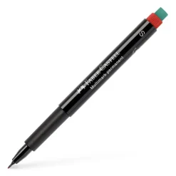 Rotulador Permanente Rojo Super Fino Multimark Faber-Castell