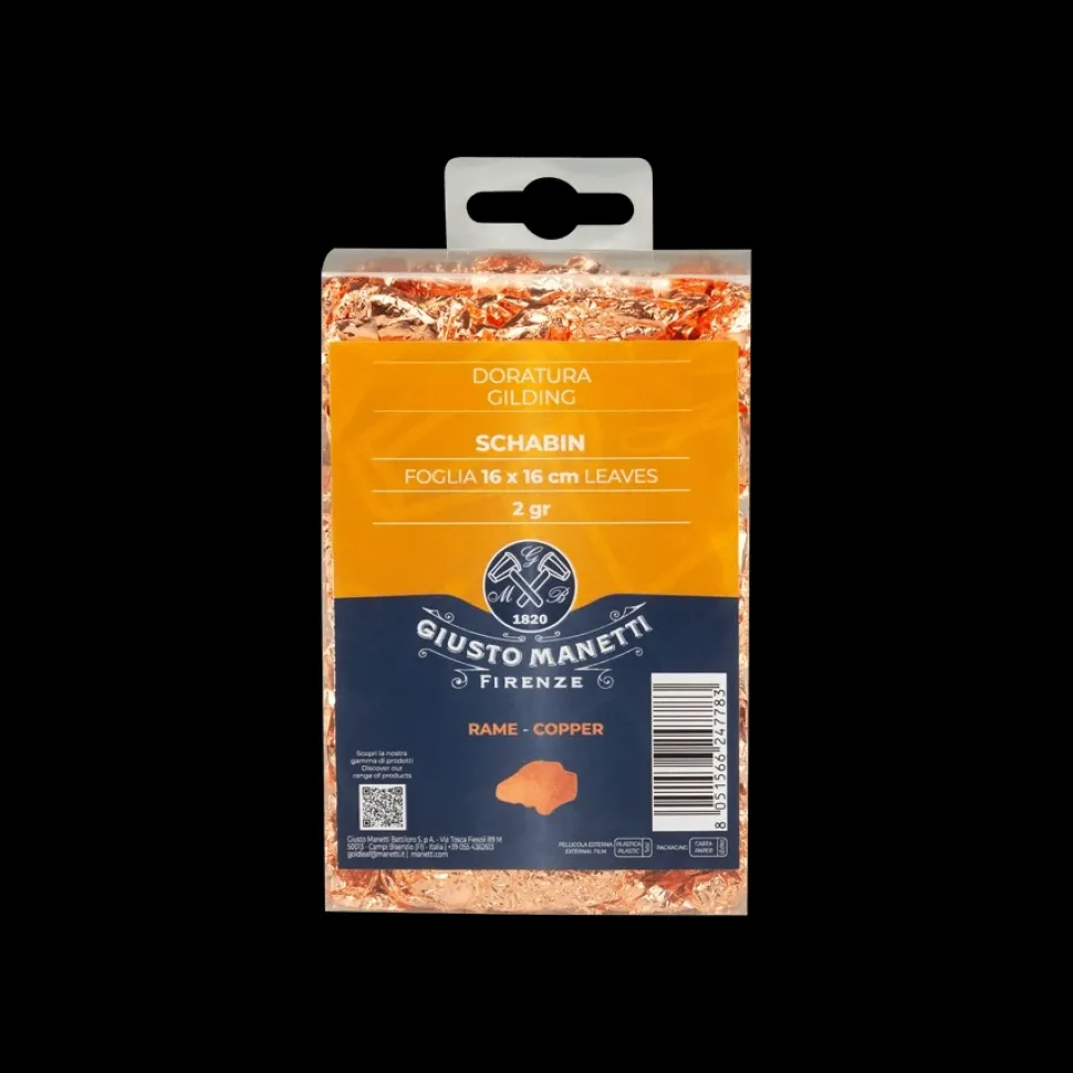 Schabin pan cobre de imitación Giusto Manetti 2g