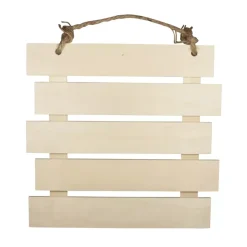 Señal de madera de tablones