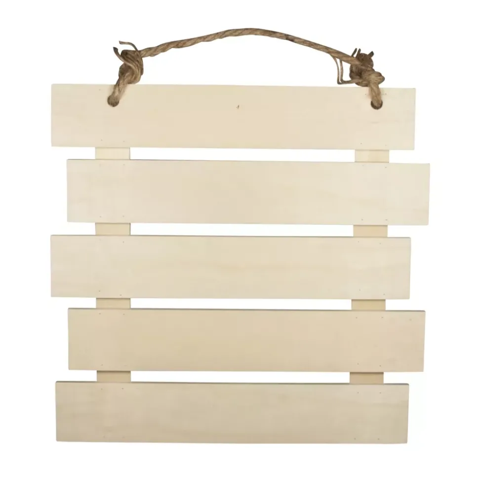 Señal de madera de tablones