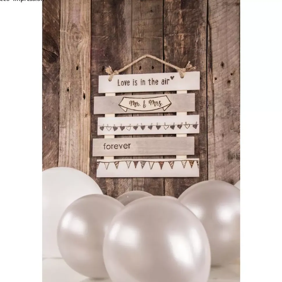 Señal de madera de tablones