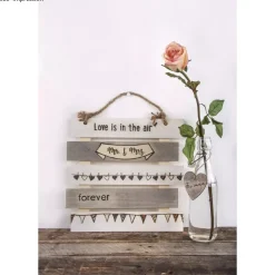 Señal de madera de tablones