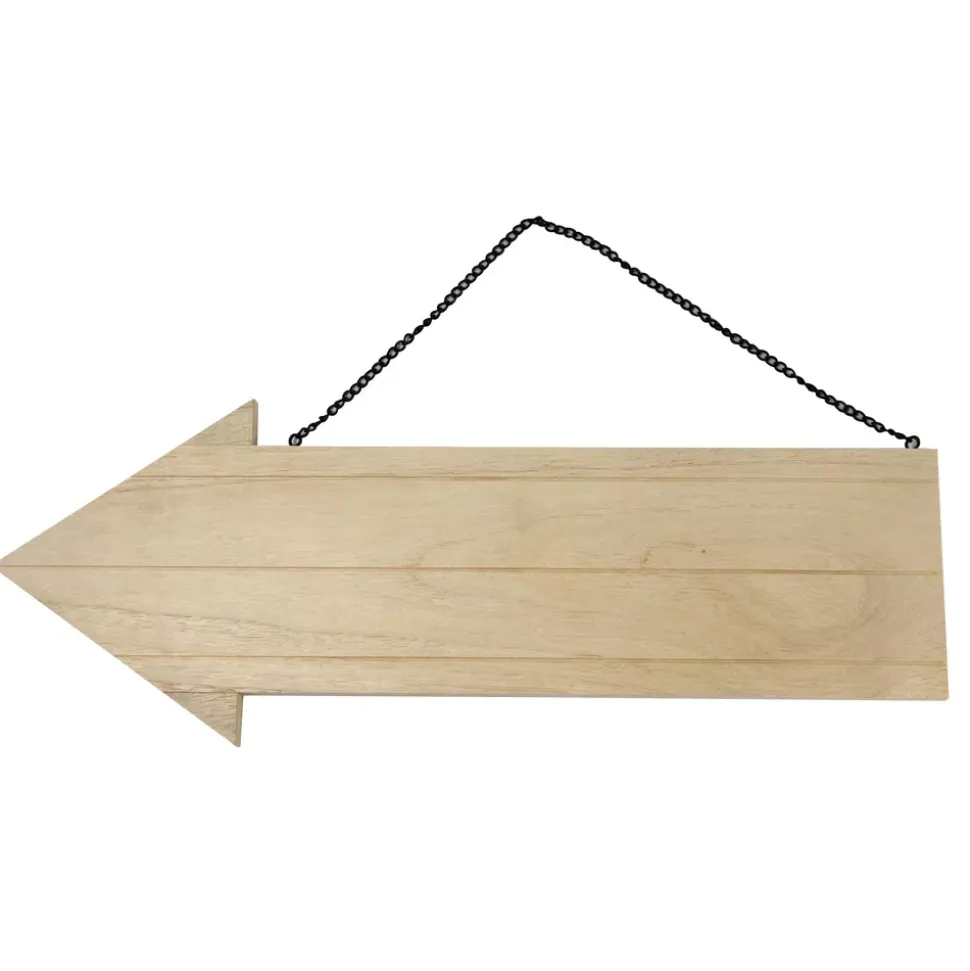 Señal Flecha de Madera Rayher 38 x 14cm