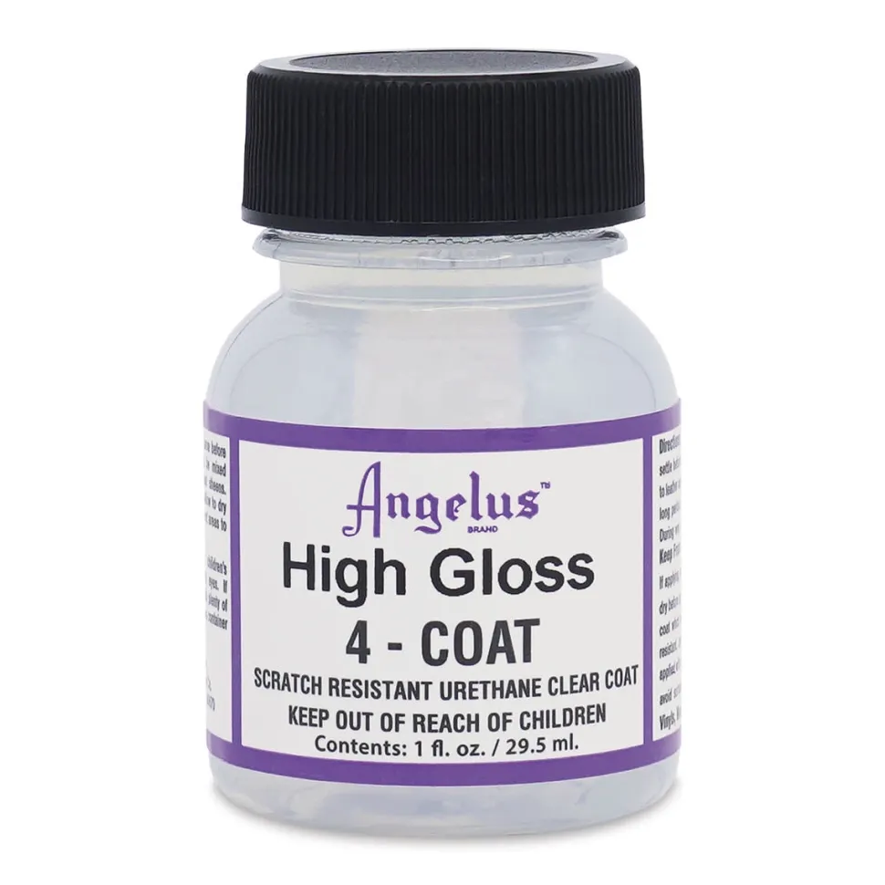 Sellador acabado para cuero brillo intenso 4-coat Angelus 29,5ml