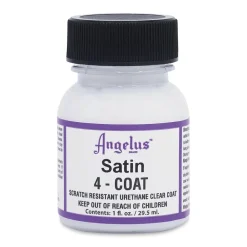 Sellador acabado para cuero satinado 4-coat Angelus 29,5ml