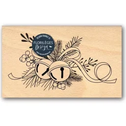 Sello de Madera Cascabeles Cannelle & Chocolat Florilèges Design