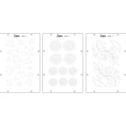 Sellos + plantillas de stencil Ikigai Sizzix