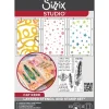 Sellos + plantillas de stencil The R's Have It Sizzix