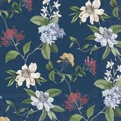 Servilletas de papel Floral Mix Blue 33x33cm