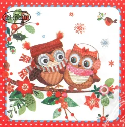Servilletas de Papel Los Dos Búhos 33x33cm