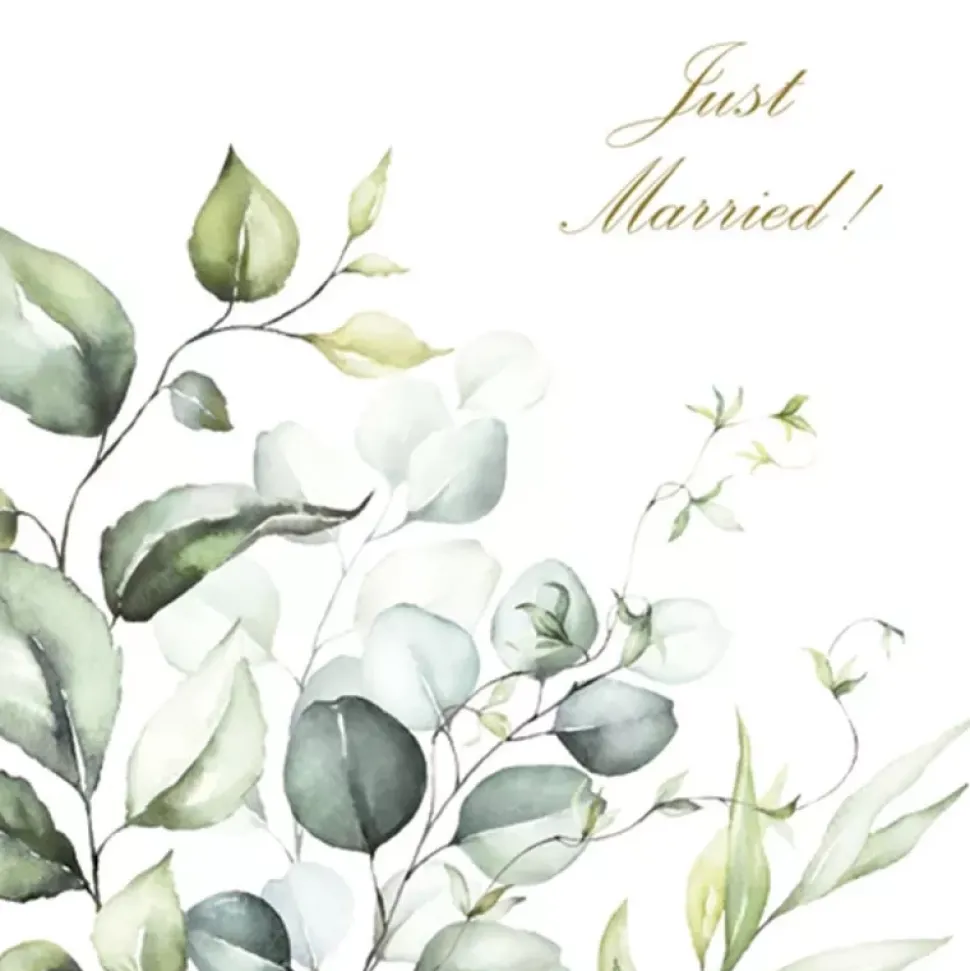 Servilletas de papel Romantic Marriage Jet Papier 33x33cm