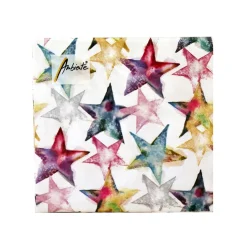 Servilletas de papel Watercolour Stars Ambiente 33x33cm