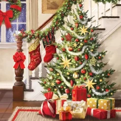 Servilletas Árbol de Navidad 33x33cm