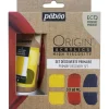 Set 3 acrílicos ecológicos primarios iniciación Origin Pebeo 60ml