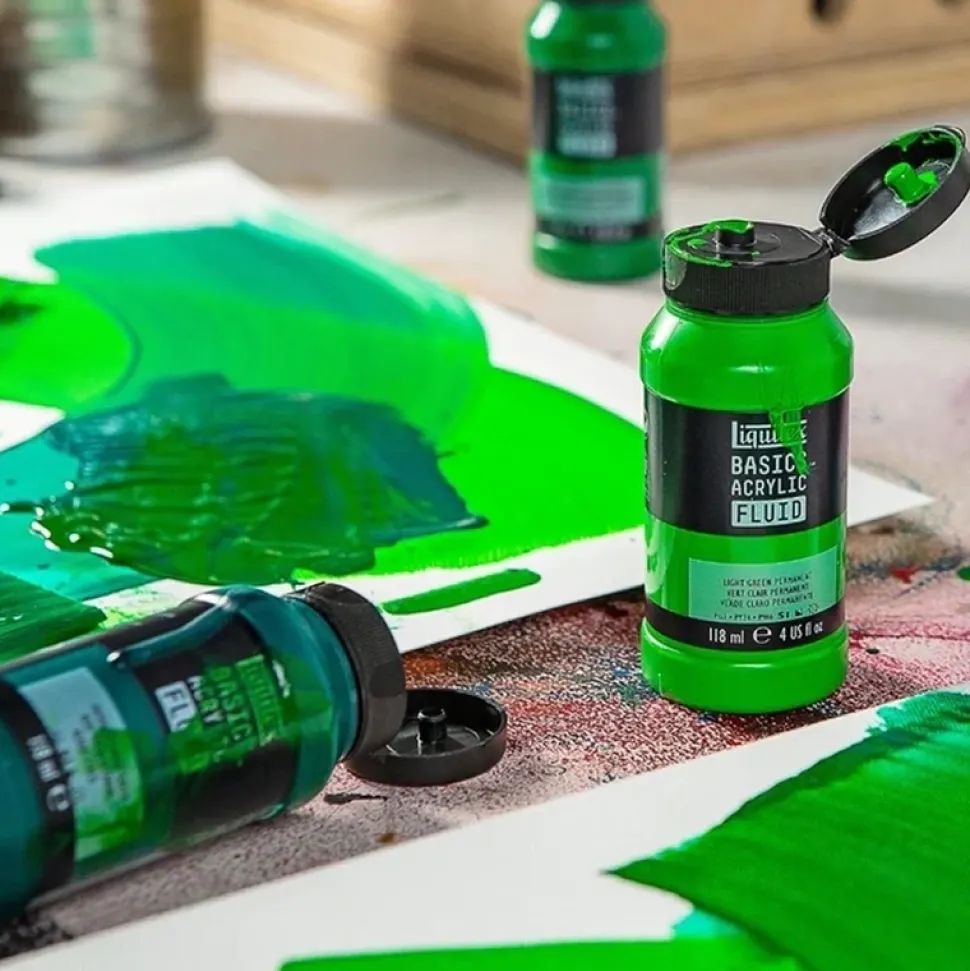 Set 12 acrílicos Fluid Basics Liquitex 118ml