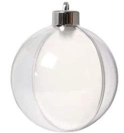 Set 5 Adornos Transparentes Bolas Creativ Company