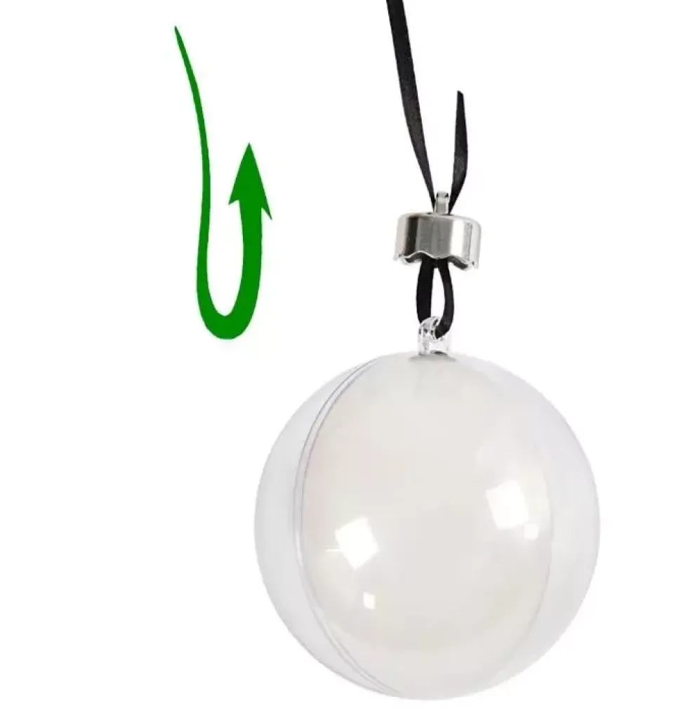 Set 5 Adornos Transparentes Bolas Creativ Company