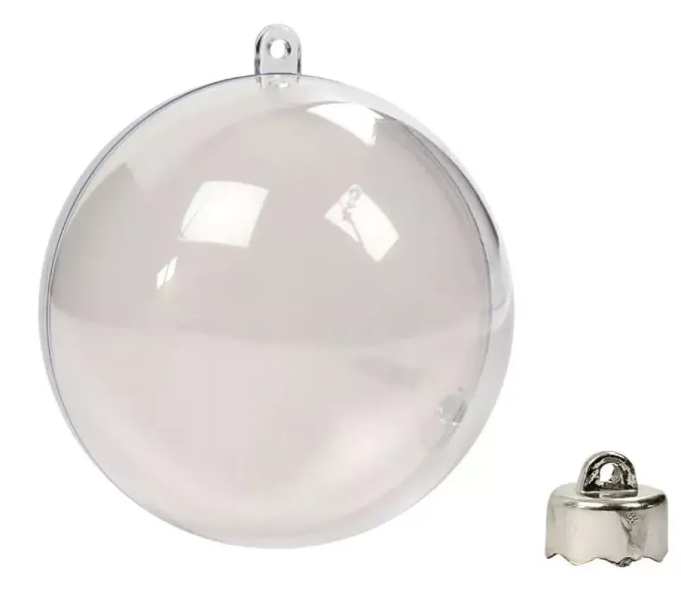 Set 5 Adornos Transparentes Bolas Creativ Company