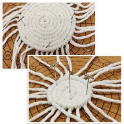 Set 50 Alfileres En T Macramé Artemio 51mm