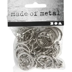 Set 25 anillas de llavero con cadena