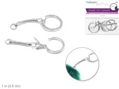 Set 3 Anillas de Llavero con Cadena MultiCraft