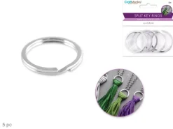 Set 5 Anillas de Llavero MultiCraft 38mm