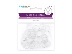 Set 30 Anillas de Llavero MultiCraft 14mm