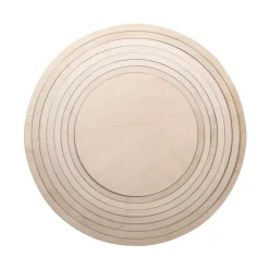 Set 8 Anillos de Madera Rayher