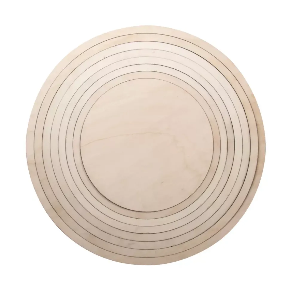 Set 8 Anillos de Madera Rayher