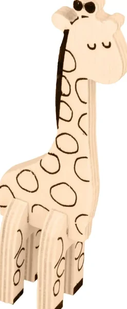 Set 12 Animales de Madera Safari Artemio