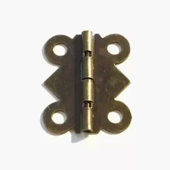 Set 8 Bisagras Decorativas Bronce Antiguo Pequeñas