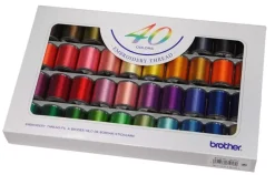 Set 40 Bobinas de Hilo Brother