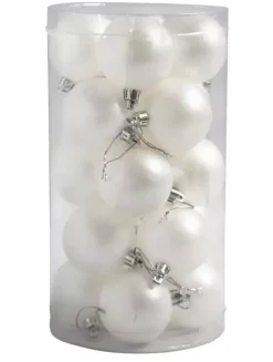 Set 20 Bolas de Navidad Blanco Creativ Company