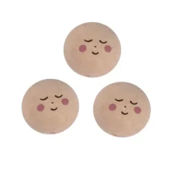 Set 3 Cabezas de Algodón Cara de Ángel Rayher