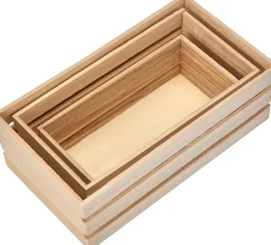 Set 3 Cajas de Madera Artemio