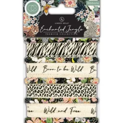 Set 4 Cintas Enchanted Jungle Craft Consortium