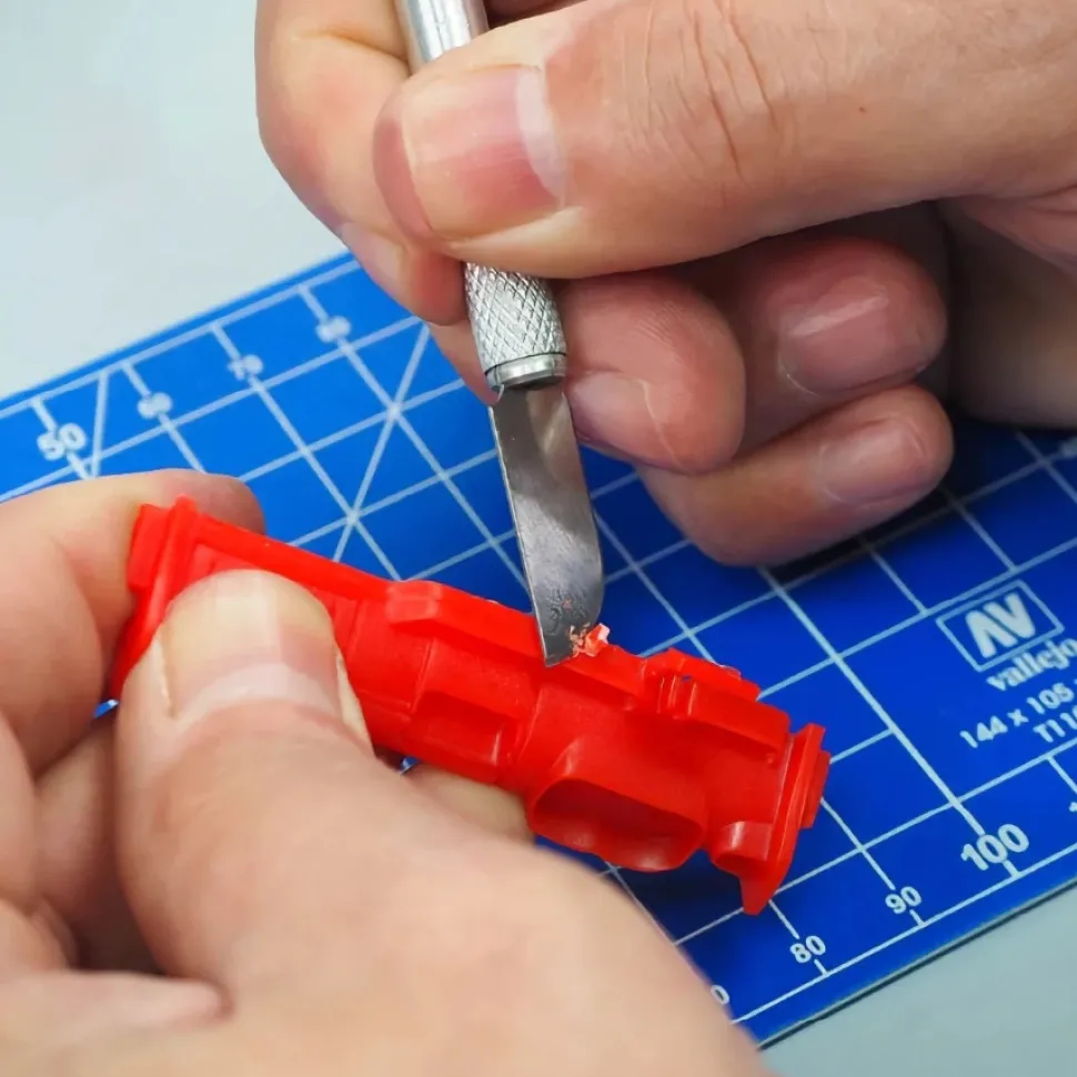 Set 5 cuchillas curvas #10 de modelismo Vallejo