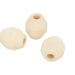 Set 3 cuentas de madera grandes Artemio