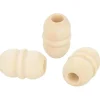 Set 3 cuentas de madera pequeñas Artemio