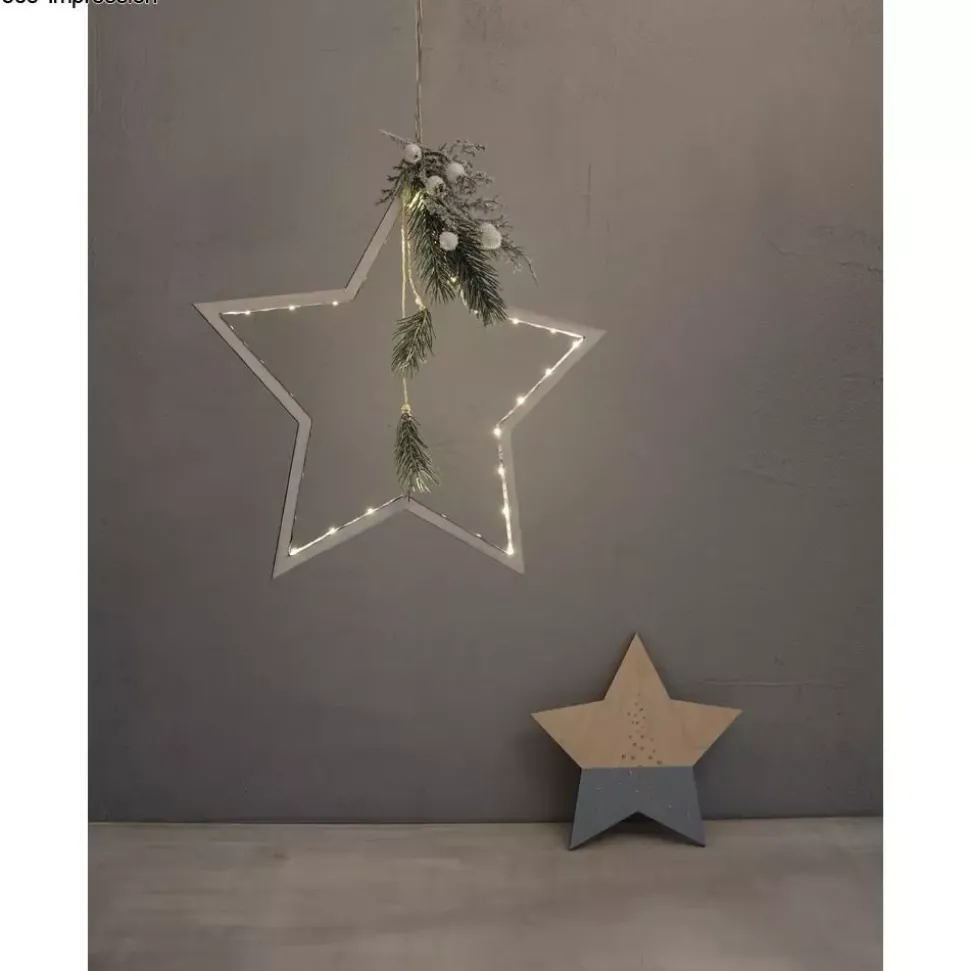 Set 6 Estrellas de Madera Rayher