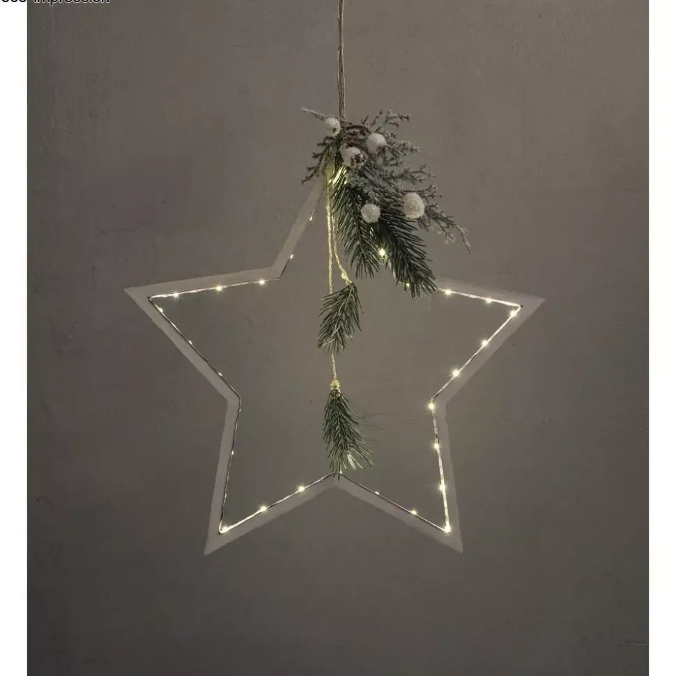 Set 6 Estrellas de Madera Rayher