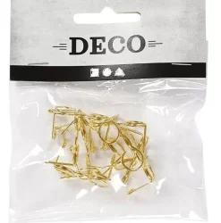 Set 10 Gafas Novelty Dorado Creativ Company 25mm